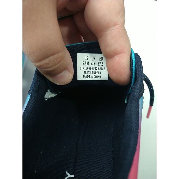 Sperry Woman 5.5M Crest Vibre Blue Ombre Sneakers Top Sliders - Picture 5 of 10